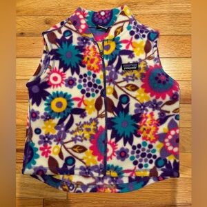 Patagonia multicolor vest size 4T